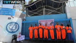 UNRWA General Strike: Gaza staff walk out in protest against aid cuts