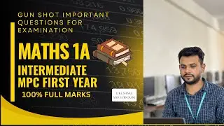 MATHS 1A|| MPC || INTERMEDIATE || GUN SHOT IMPORTANT QUESTIONS FOR EXAMINATION 2025-26