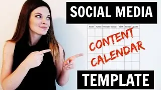 Content Calendar for Social Media Marketing