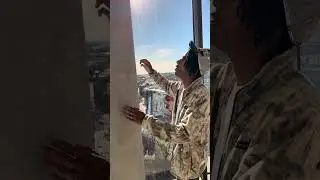 First time in a ATL high rise!!!! #explore #funny #viral #youtube #clips