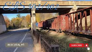 Long Train headed south | ELS 502/402 #railroad #train