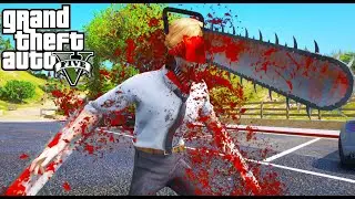 CHAINSAW MAN CRASHES SENATOR&rsquo;S SPEECH EVENT | GTA V MOD
