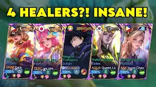 JULIANO + 4 HEALERS = IMMORTAL GAMEPLAY 😱 | Mobile Legends