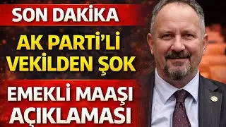 Ak Parti'li Vekilden Şok Emekli Maaşı Açıklaması 