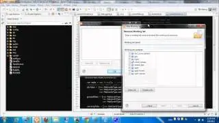 aptana working sets