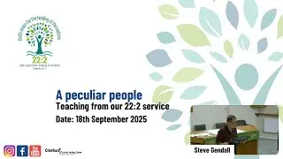 Talk: A peculiar people