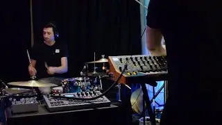 Drum & synth jam w/ Elektron Analog Four MkII, Moog Subsequent 37, Empress Reverb