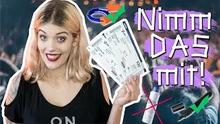 Konzert Packliste - Was man nicht vergessen darf + Tipps || Schruppert