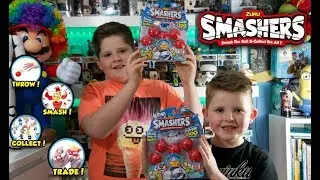 SMASHERS by ZURU! Smash the ball, 100 To Collect! | Zuru Smashers Series 1| Curtis&Couper Toy Review