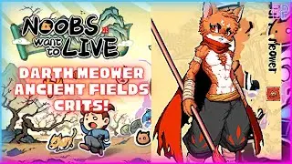 Noobs Want to Live | Bullet Heaven Horde Survival Roguelike! | Ancient Fields Darth Meower! Gameplay