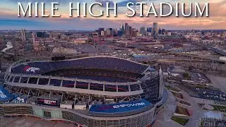 Empower Field Sunset 4K UHD -  Denver Drone Views with Chill Lofi music