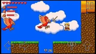 Retro World - walkthrough with secrets - Level 7-4 (Wind World)