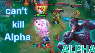 They tried..but can't kill aplha (18 kills monster gameplay)