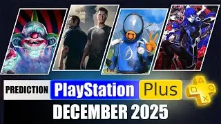 PS PLUS ДЕКАБРЬ 2025 Прогноз БЕСПЛАТНЫХ ИГР для PS4 / PS5 в PS+ ДЕКАБРЬ Ежемесячные игры 2025