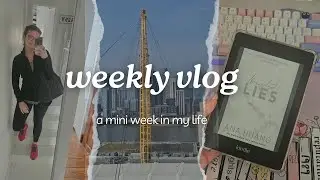 WEEKLY VLOG | Walking over the O2, Half Marathon Training & Making a Dent in my TBR
