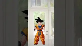 GOKU CATCHES YOU NOT WARMING UP BEFORE A WORKOUT #dbz #shorts