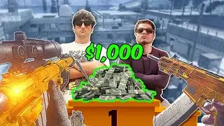 $1,000 Call of Duty MW2 Battle | Gamer Vs Trickshotter |