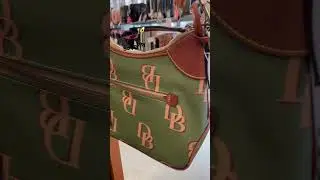 Dooney & Bourke Avocado 🥑 🥑🥑 Green Large Print Hobo Bag at TJ Maxx #dooneybag #tjmaxx