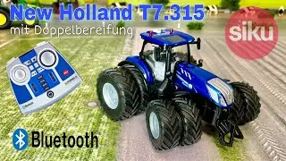 SIKU CONTROL NEW HOLLAND T7.315 mit Doppelbereifung | Bluetooth | Full Review | 1:32 [DEUTSCH]
