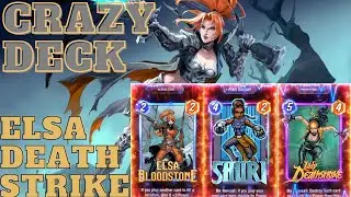 ELSA LADY DESTRIKE !!! Deck Elsa Bloodstone Gameplay - Marvel Snap