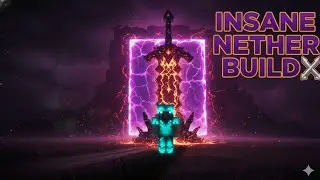 🔥 Epic Sword Nether Portal Build in Minecraft!