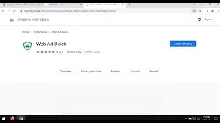 Web Ad Block adware removal instructions.