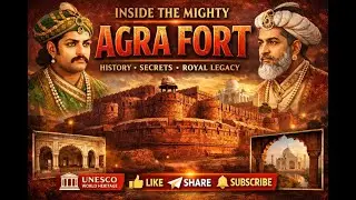 🏰 Agra Fort – The Palace Behind the Taj Mahal 🇮🇳 #indianhistory