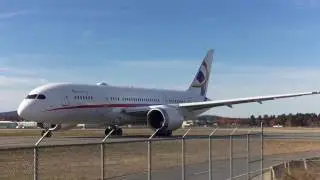 Deerjet [2-DEER] Boeing 787 8 at the Manchester-Boston Regional Airport