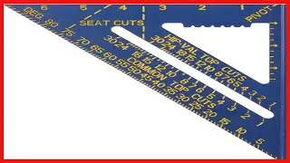 Great product -  IRWIN Tools Rafter Square, Hi-Contrast Aluminum, Blue , 7-Inch (1794463)