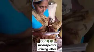 BSF sub inspector joining letter SSC CPO 2019