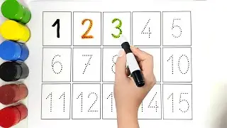 Числа от 1 до 15 | Счёт для детей от 1 до 15 | Развивающее видео для малышей и дошкольников #kiddotv