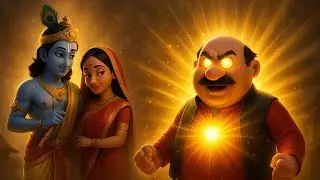 Radha Krishna Ka Ashirwad | Motu Ka Divine Roop | Viral Short Film | Sanatani Harsh |