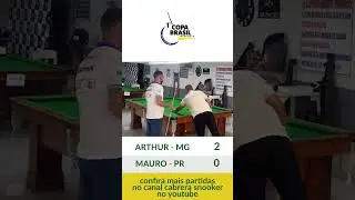 ARTHUR 2 X 0 MAURO - 1&ordf; COPA BRASIL DE PARASINUCA - FASE CLASSIFICAT&Oacute;RIA