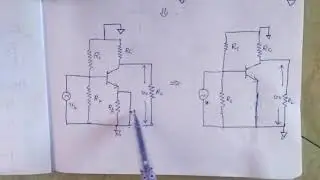 CE Amplifier-AC Equivalent circuit