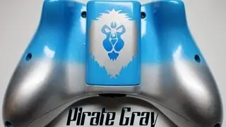 PirateGray's Blue Lagoon Custom Xbox 360 Controller by ProModz.com