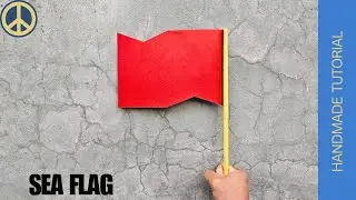 SEA FLAG | flag paper craft easy | Flag Paper
