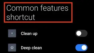 How to enable common features shortcut mode in pocox3pro 2024.
