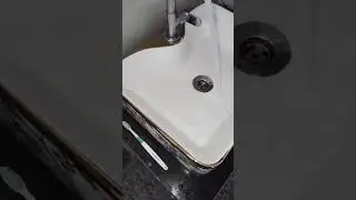 Table top Basin with Swan Neck 🦢 Tap foam flow