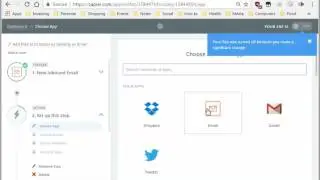 Setup Zapier Dropbox Uploads (by Subject Line Date)