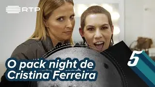Beatriz Gosta e o pack night de Cristina Ferreira | 5 Para a Meia-Noite | RTP