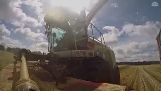 Claas Jaguar 980 mit Gruber Compact Disc 610 im GPS