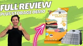 Vacuum Storage Bags FULL REVIEW Plus DEMO!!