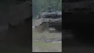 Finnish Leopard 2 A6 and Leopard 2 marksman! #military #finland #army #shorts