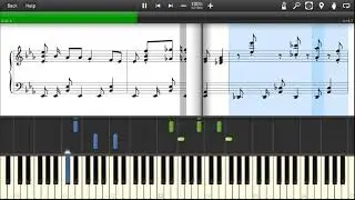 We Are - One Piece Opening - Hiroshi Kitadani - Synthesia Sheet Music Piano Tutorial [4K 60 fps]