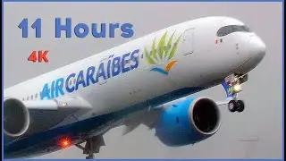 11H Fantastic Plane Spotting AMS | LUX | BUD | ORY | VIE | FRA | MUC -- (2/2) - 4K