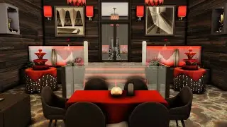 Stargazer Lounge & Restaurant | The Sims 4 - Stop motion speed build (No CC)
