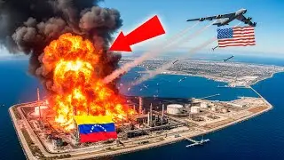 U.S. LAUNCHES THE B-52: Long-Range Strike on a Coastal Refinery &mdash; CHAIN EXPLOSIONS!