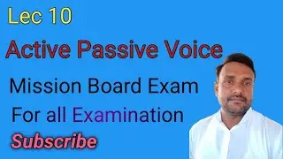 Literature Adda  is live  Active Passive Voice Mission Board Exam Lecture 10  past continuous
