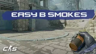 CS2 Ancient - How to smoke EVERYTHING on B from ONE position