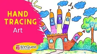 Hand Tracing Art for Kids | Easy & Creative Drawing Tutorial | Winquest Online